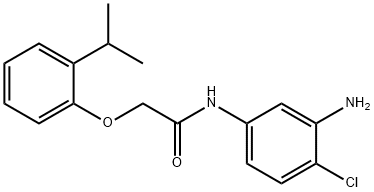 N-(3-Amino-4-chlorophenyl)-2-(2-isopropylphenoxy)-acetamide Struktur