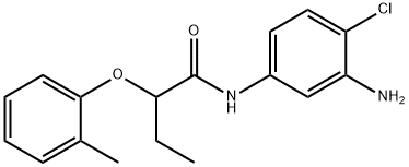 N-(3-Amino-4-chlorophenyl)-2-(2-methylphenoxy)-butanamide Struktur