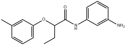 N-(3-Aminophenyl)-2-(3-methylphenoxy)butanamide Struktur