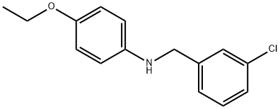 N-(3-Chlorobenzyl)-4-ethoxyaniline Struktur