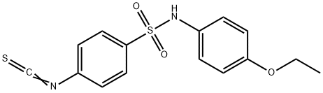 N-(4-Ethoxyphenyl)-4-isothiocyanatobenzenesulfonamide Struktur