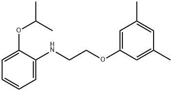 N-[2-(3,5-Dimethylphenoxy)ethyl]-2-isopropoxyaniline Struktur