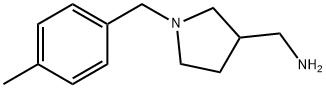 [1-(4-methylbenzyl)pyrrolidin-3-yl]methylamine Structure