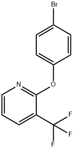 2-(4-bromophenoxy)-3-(trifluoromethyl)pyridine Struktur