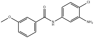 N-(3-amino-4-chlorophenyl)-3-methoxybenzamide Struktur