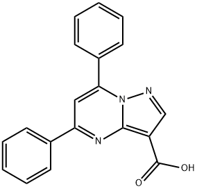 5,7-diphenylpyrazolo[1,5-a]pyrimidine-3-carboxylic acid Struktur