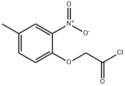 (4-methyl-2-nitrophenoxy)acetyl chloride Struktur