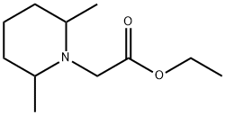 ethyl (2,6-dimethylpiperidin-1-yl)acetate Struktur