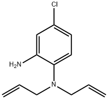 N~1~,N~1~-diallyl-4-chloro-1,2-benzenediamine Struktur