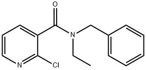 N-Benzyl-2-chloro-N-ethylnicotinamide Struktur