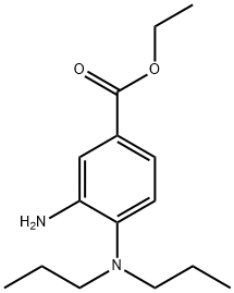 Ethyl 3-amino-4-(dipropylamino)benzoate Struktur