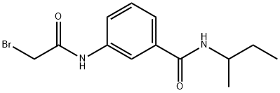 3-[(2-Bromoacetyl)amino]-N-(sec-butyl)benzamide Struktur