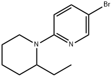 1-(5-Bromo-2-pyridinyl)-2-ethylpiperidine Struktur