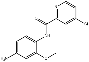 N-(4-Amino-2-methoxyphenyl)-4-chloro-2-pyridinecarboxamide Struktur