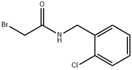 2-Bromo-N-(2-chlorobenzyl)acetamide Struktur