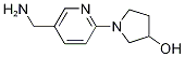 1-[5-(Aminomethyl)-2-pyridinyl]-3-pyrrolidinol Struktur