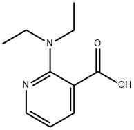 2-(Diethylamino)nicotinic acid Struktur