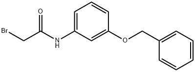 N-[3-(Benzyloxy)phenyl]-2-bromoacetamide Struktur