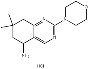 5-quinazolinamine, 5,6,7,8-tetrahydro-7,7-dimethyl-2-(4-mo Struktur