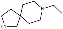 2,8-diazaspiro[4.5]decane, 8-ethyl- Struktur