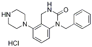 1-Benzyl-5-(piperazin-1-yl)-1,2,3,4-tetrahydroquinazolin-2-one hydrochloride Struktur