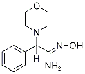 N-Hydroxy-2-morpholin-4-yl-2-phenyl-acetamidine Struktur