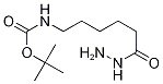 tert-Butyl (6-hydrazino-6-oxohexyl)carbamate Struktur