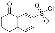 8-Oxo-5,6,7,8-tetrahydro-2-naphthalene-sulfonoyl chloride Struktur