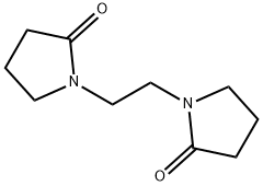 1,1'-Ethane-1,2-diyldipyrrolidin-2-one Struktur