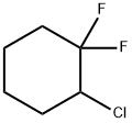 2-Chloro-1,1-difluorocyclohexane Struktur