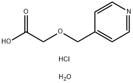 2-(Pyridin-4-ylmethoxy)acetic acid hydrochloride hydrate Struktur