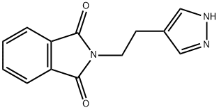 2-[2-(1H-Pyrazol-4-yl)ethyl]-1H-isoindole-1,3(2H)-dione Struktur