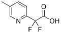 Difluoro(5-methylpyridin-2-yl)acetic acid Struktur