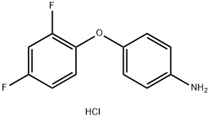 4-(2,4-DIFLUOROPHENOXY)ANILINE HYDROCHLORIDE Struktur