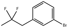 1-BROMO-3-(2,2-DIFLUOROPROPYL)BENZENE Struktur