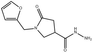 1-(2-Furylmethyl)-5-oxo-3-pyrrolidinecarbohydrazide Struktur