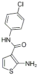 2-Amino-N-(4-chlorophenyl)thiophene-3-carboxamide Struktur