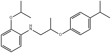 2-Isopropoxy-N-[2-(4-isopropylphenoxy)propyl]-aniline Struktur