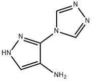 3-(4H-1,2,4-Triazol-4-yl)-1H-pyrazol-4-amine Struktur