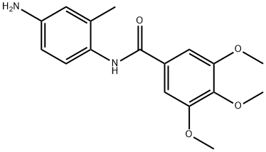 N-(4-Amino-2-methylphenyl)-3,4,5-trimethoxybenzamide Struktur