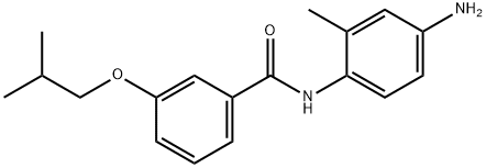 N-(4-Amino-2-methylphenyl)-3-isobutoxybenzamide Struktur