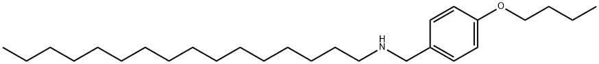 N-(4-Butoxybenzyl)-1-hexadecanamine Struktur