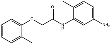 N-(5-Amino-2-methylphenyl)-2-(2-methylphenoxy)-acetamide Struktur