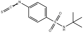 N-(tert-Butyl)-4-isothiocyanatobenzenesulfonamide Struktur