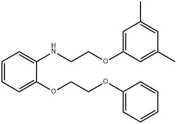 N-[2-(3,5-Dimethylphenoxy)ethyl]-2-(2-phenoxyethoxy)aniline Struktur