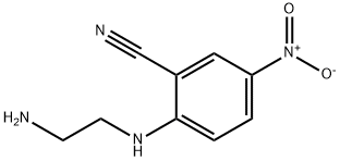 2-[(2-aminoethyl)amino]-5-nitrobenzonitrile Struktur