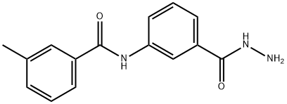 N-[3-(hydrazinocarbonyl)phenyl]-3-methylbenzamide Struktur