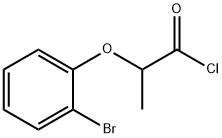 2-(2-bromophenoxy)propanoyl chloride Struktur