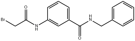 N-Benzyl-3-[(2-bromoacetyl)amino]benzamide Struktur