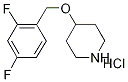 4-[(2,4-Difluorobenzyl)oxy]piperidinehydrochloride Struktur